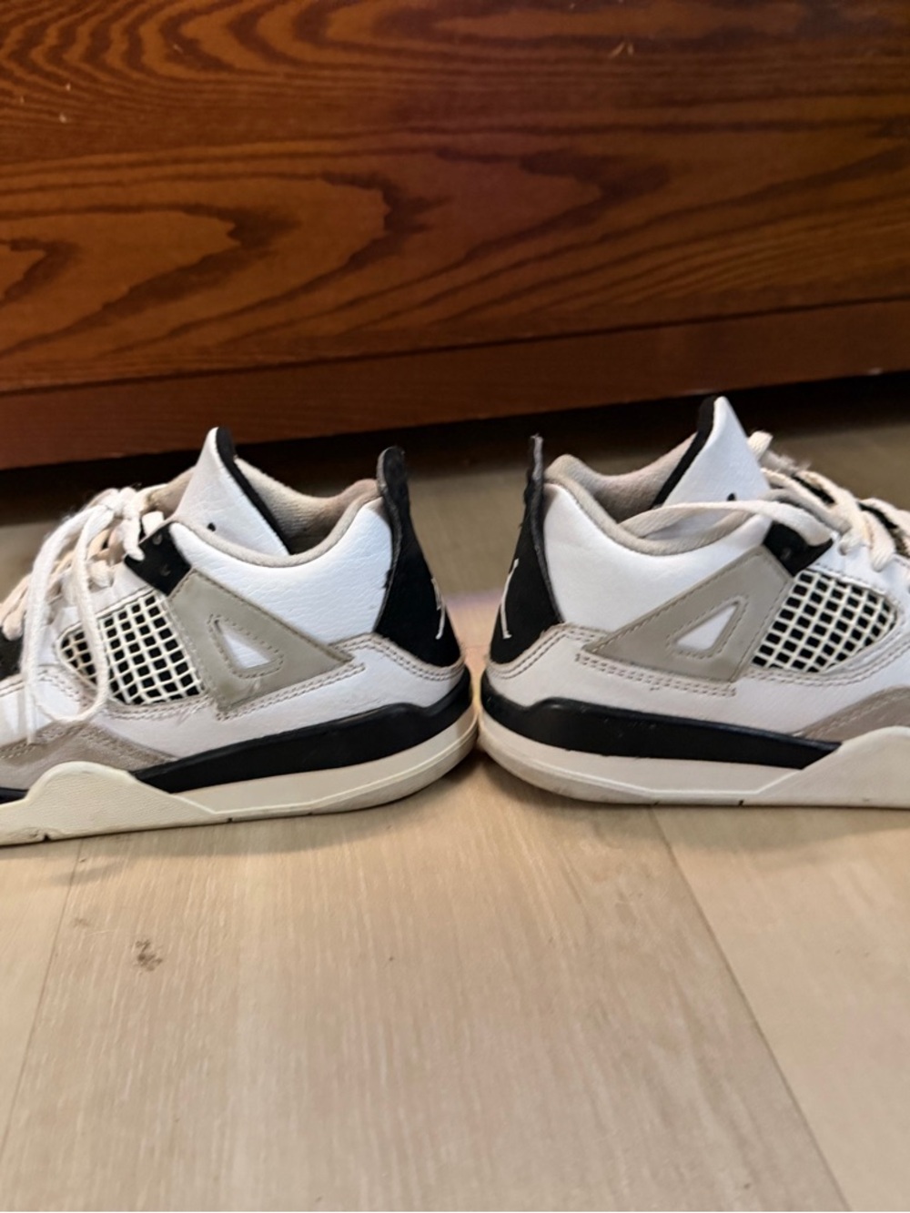Jordan Kids' White and Black Low-Top Sneakers